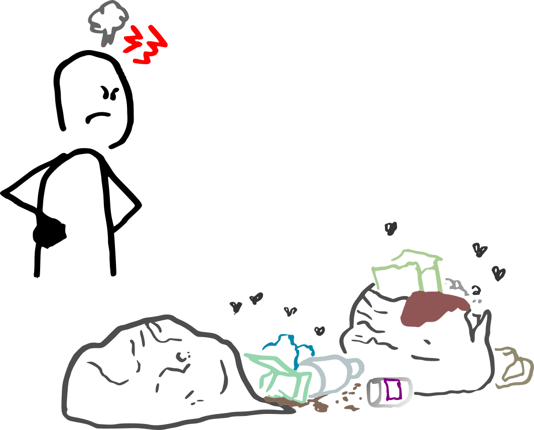 Les détritus