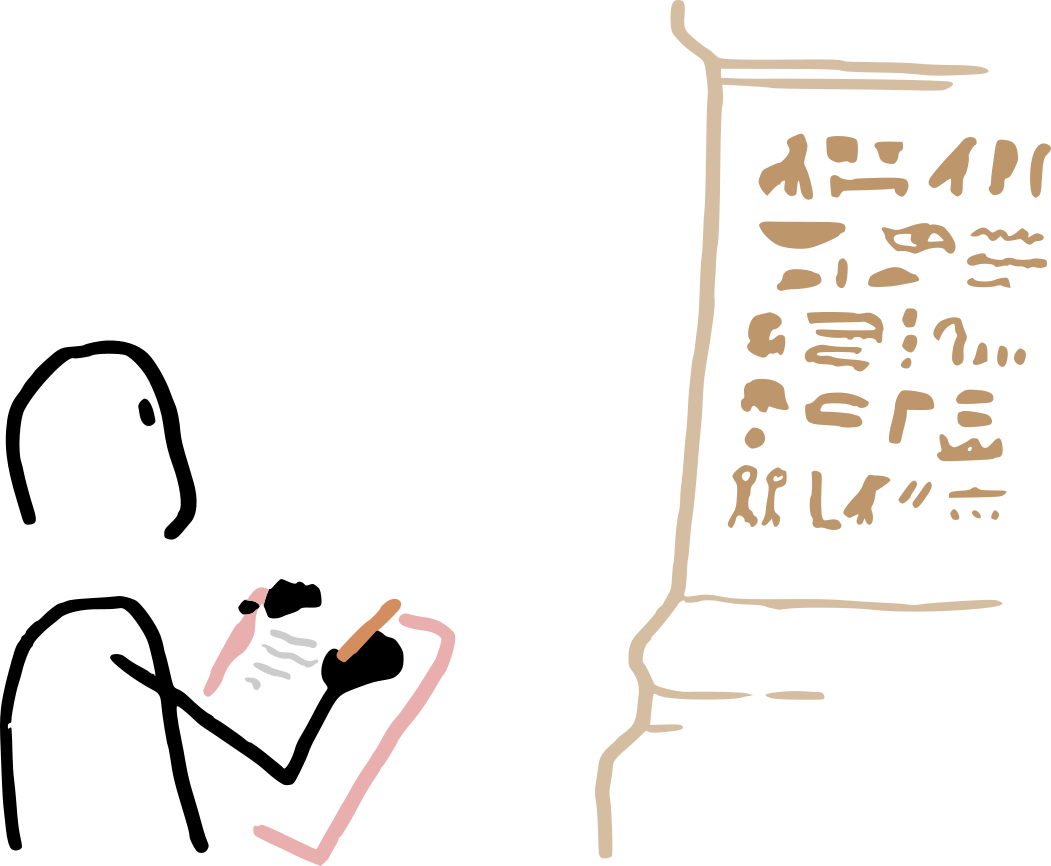 Les hiéroglyphes